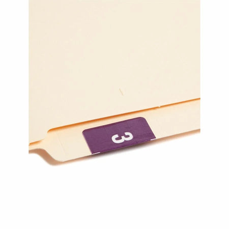 Smead DCC Purple Numeric Labels - Laminated Roll - Filing