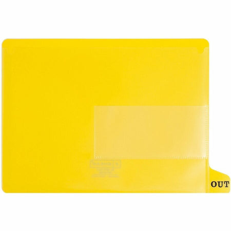 Smead End Tab Out Guides - Printed Bottom Tab(s) - Message - Letter - Yellow Poly - 25 / Box - Filing
