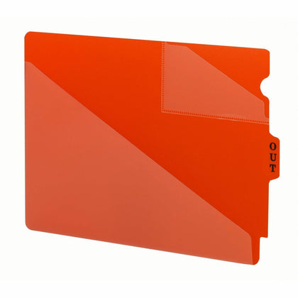 Smead End Tab Out Guides: Printed Center Tab(s) - OUT Message - 50/Box - Filing Guides
