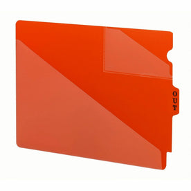 Smead End Tab Out Guides - Printed Center Tab(s) - Message - 50 / Box - Filing