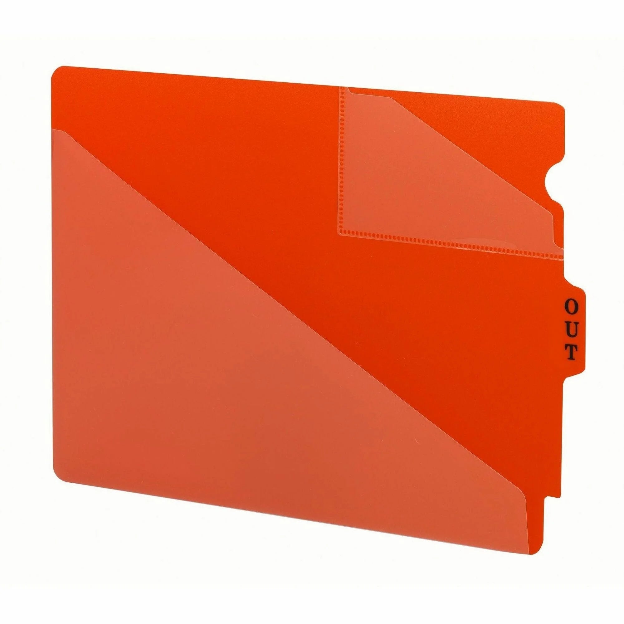 Smead End Tab Out Guides: Printed Center Tab(s) - OUT Message - 50/Box - Filing Guides