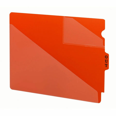 Smead End Tab Out Guides: Printed Center Tab(s) - OUT Message - 50/Box - Filing Guides
