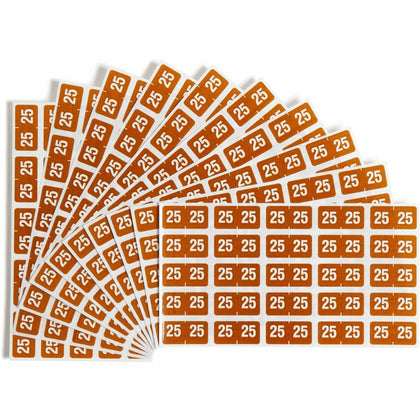 Smead ETS Color-Coded Year Labels - Brown - Organize with Ease - Color-Coding