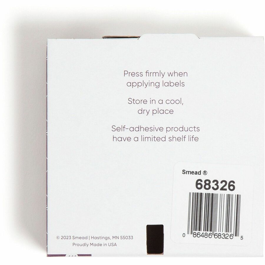 Smead ETYJ Color-Coded Year Labels - 3/4’’ Height x 1 1/2’’ Width - Roll - Orange - Paper - Laminated - Color-Coding
