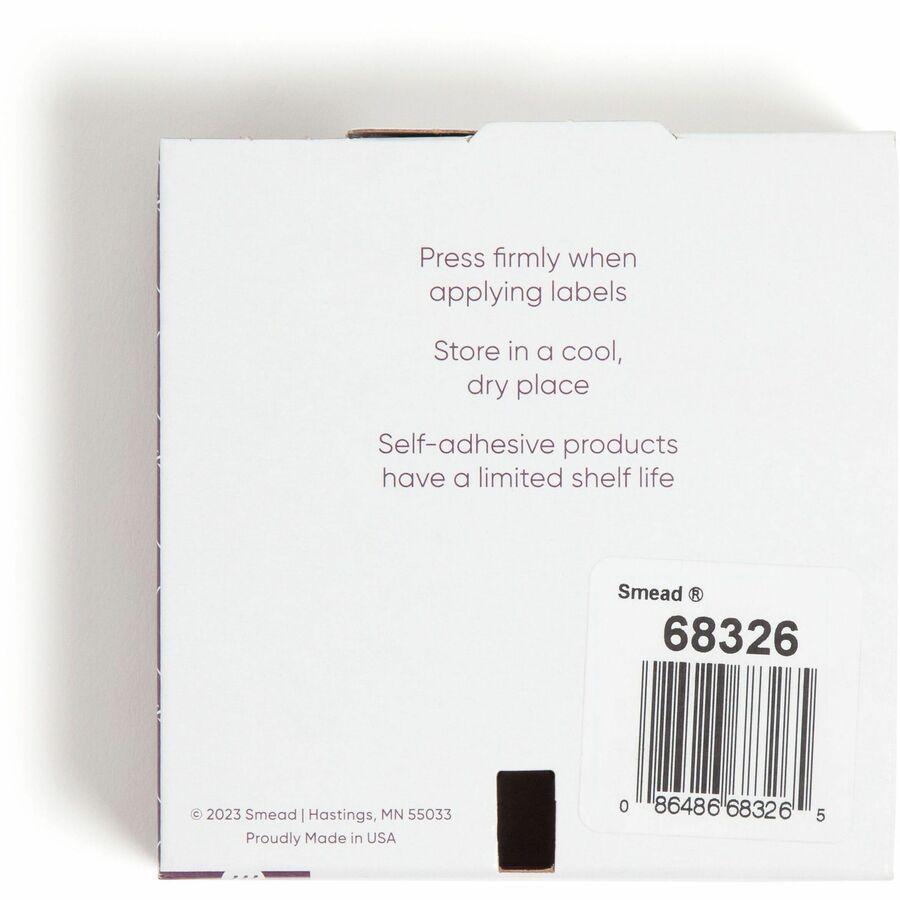 Smead ETYJ Color-Coded Year Labels - 3/4’’ Height x 1 1/2’’ Width - Roll - Orange - Paper - Laminated - Color-Coding