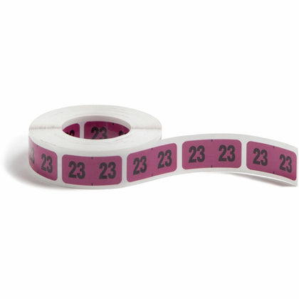 Smead ETYJ Color-Coded Year Labels - Purple Laminated - 500/Roll - Color-Coding