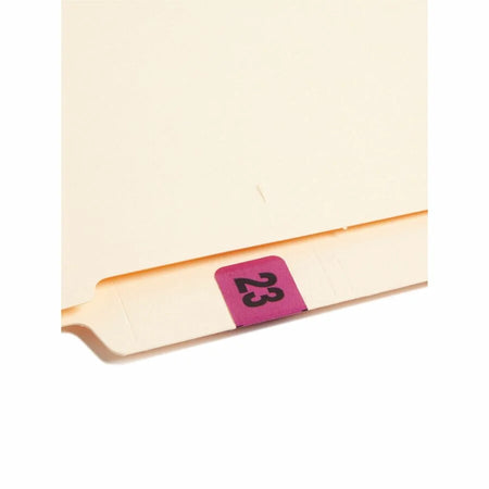 Smead ETYJ Color-Coded Year Labels - Purple Laminated - 500/Roll - Color-Coding