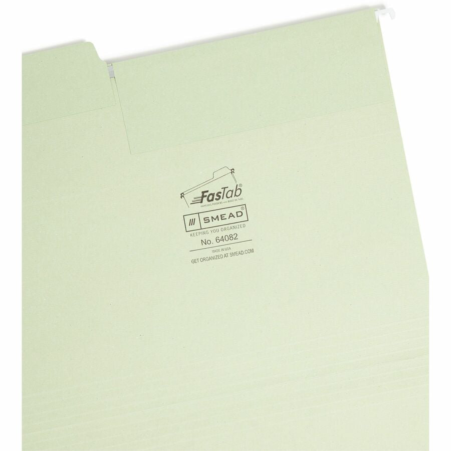 Smead FasTab 1/3 Tab Cut Letter Recycled Hanging Folder - Alternate-Image8
