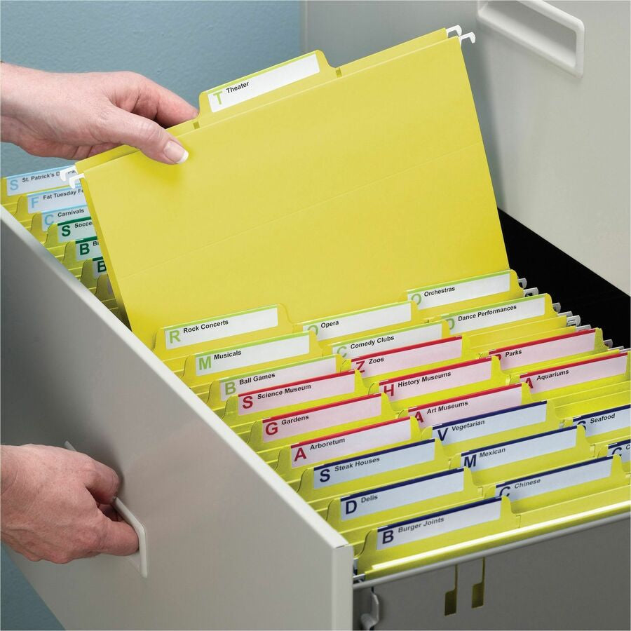 Smead FasTab 1/3 Tab Cut Letter Recycled Hanging Folder - Alternate-Image2