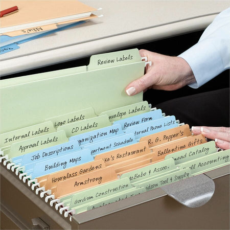 Smead FasTab 1/3 Tab Cut Letter Recycled Hanging Folder - Alternate-Image2