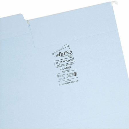 Smead FasTab 1/3 Tab Cut Letter Recycled Hanging Folder - Right