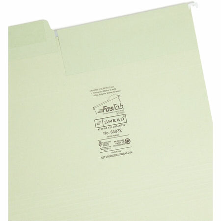 Smead FasTab 1/3 Tab Cut Letter Recycled Hanging Folder - Alternate-Image9