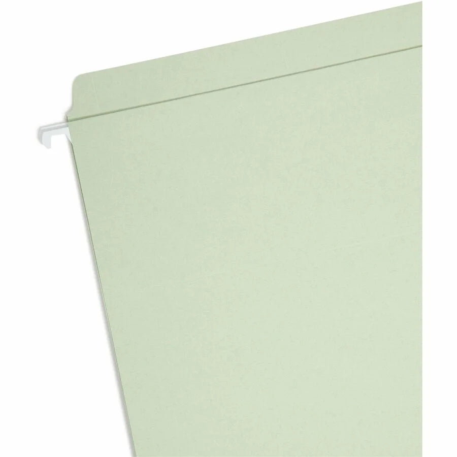 Smead FasTab Hanging Folders - Letter Size - Moss - 20/Box - & Accessories