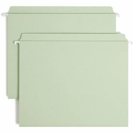 Smead FasTab Hanging Folders - Letter Size - Moss - 20/Box - & Accessories