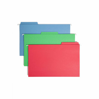 Smead FasTab Legal Hanging Folders - 1/3 Tab Cut - Heavy Duty - 18/Box - & Accessories