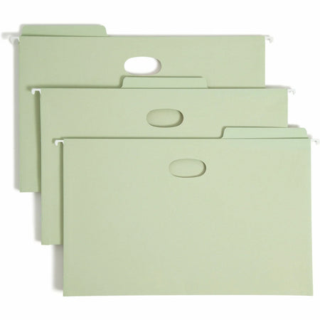 Smead FasTab Legal Hanging Folders - Heavy Duty Moss - 9/Box - & Accessories