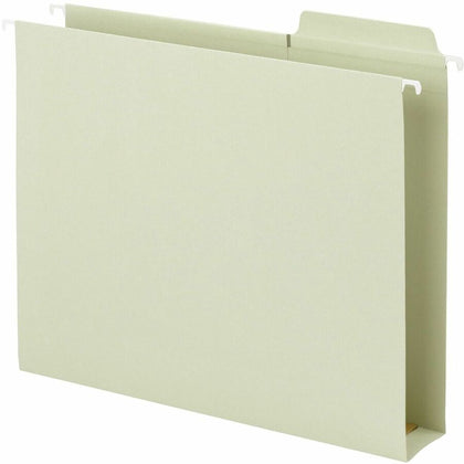 Smead FasTab Recycled Hanging Folders - 2’’ Expansion Moss - 20/Box - & Accessories