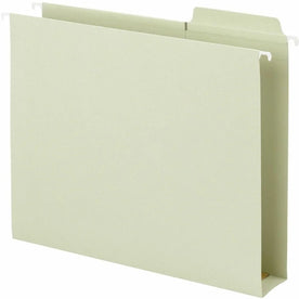 Smead FasTab Recycled Hanging Folders - 2’’ Expansion Moss - 20/Box - & Accessories