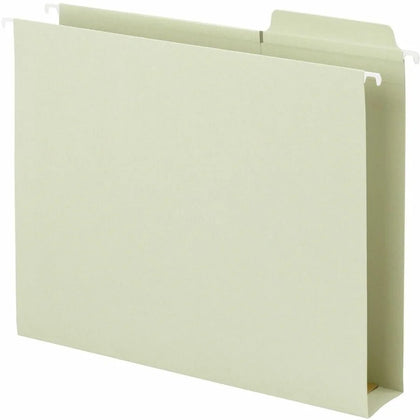 Smead FasTab Recycled Hanging Folders - 2’’ Expansion Moss - 20/Box - & Accessories