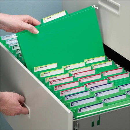 Smead FasTab Recycled Hanging Folders - Heavy Duty 2 Plys - 20/Box - & Accessories