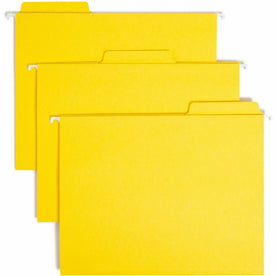 Smead FasTab Recycled Hanging Folders - Heavy Duty Yellow - 20/Box - & Accessories