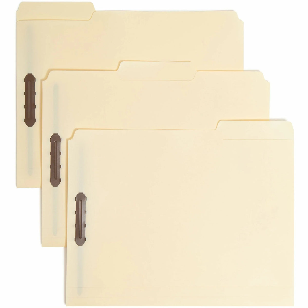 Smead 1/3 Tab Cut Letter Fastener Folder - 8 1/2’’ x 11’’ - 3/4’’ Expansion - 2 2K Fastener(s) - 2’’ Capacity - Folders