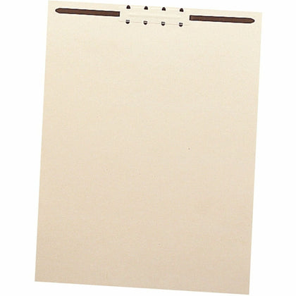 Smead File Backs with Fastener - Letter Size Manila - 100/Box - Filing Accessories