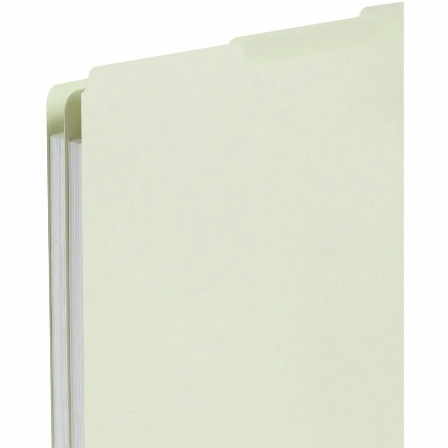 Smead Filing Guides: Blank Tab Assorted Letter Gray Pressboard - 100% Recycled - Guides