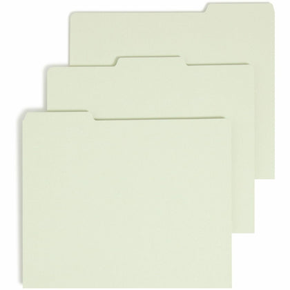 Smead Filing Guides: Blank Tab Assorted Letter Gray Pressboard - 100% Recycled - Guides
