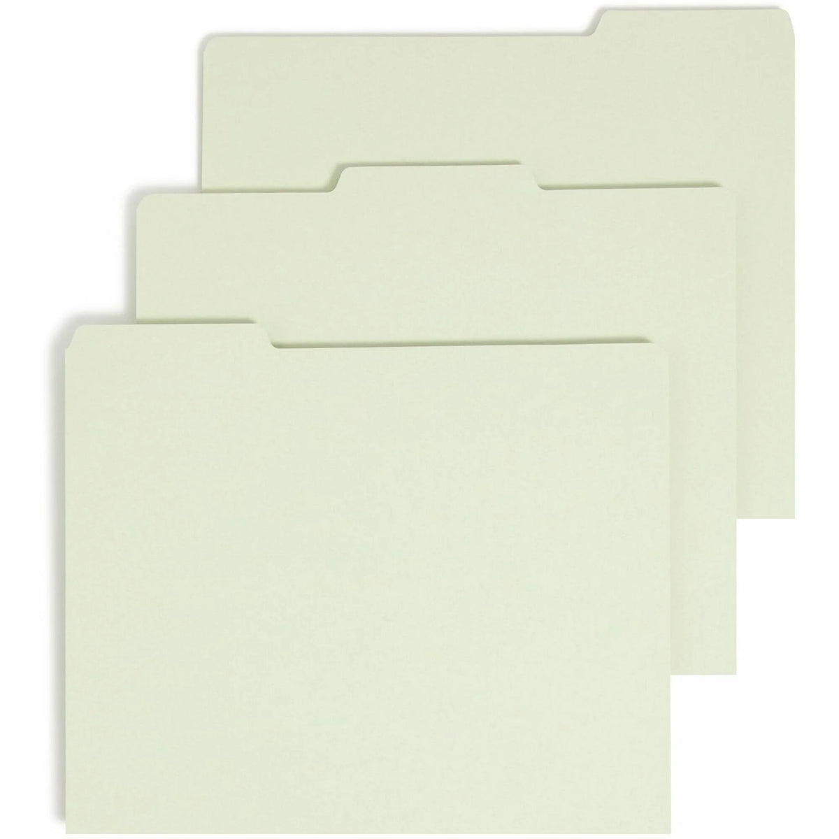 Smead Filing Guides: Blank Tab Assorted Letter Gray Pressboard - 100% Recycled - Guides