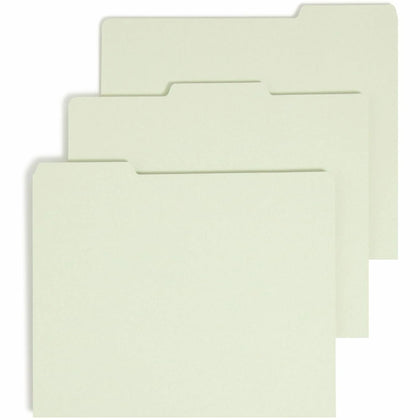 Smead Filing Guides: Blank Tab Assorted Letter Gray Pressboard - 100% Recycled - Guides