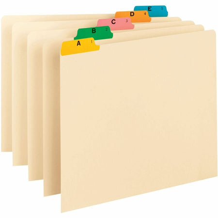 Smead Filing Guides with Alphabetic Indexing - 25 Printed Assorted Tab(s) - Character - A-Z - Tab(s)/Set - Letter