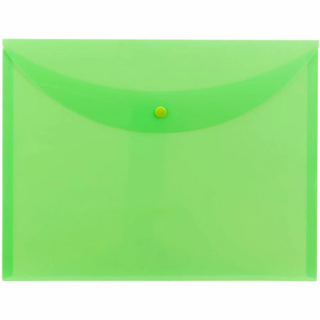 Smead Green Letter Filing Envelopes - Pack of 10 - Poly