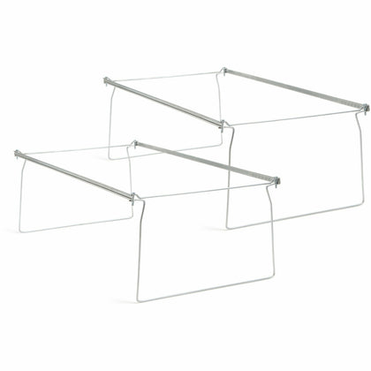 Smead Hanging Folder Frames: Legal Size Steel Frames Gray - 2/Pack - Folders & Accessories