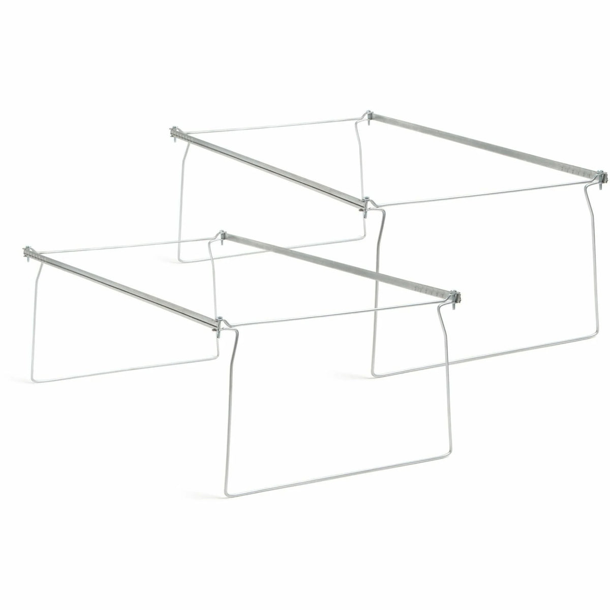 Smead Hanging Folder Frames: Legal Size Steel Frames Gray - 2/Pack - Folders & Accessories