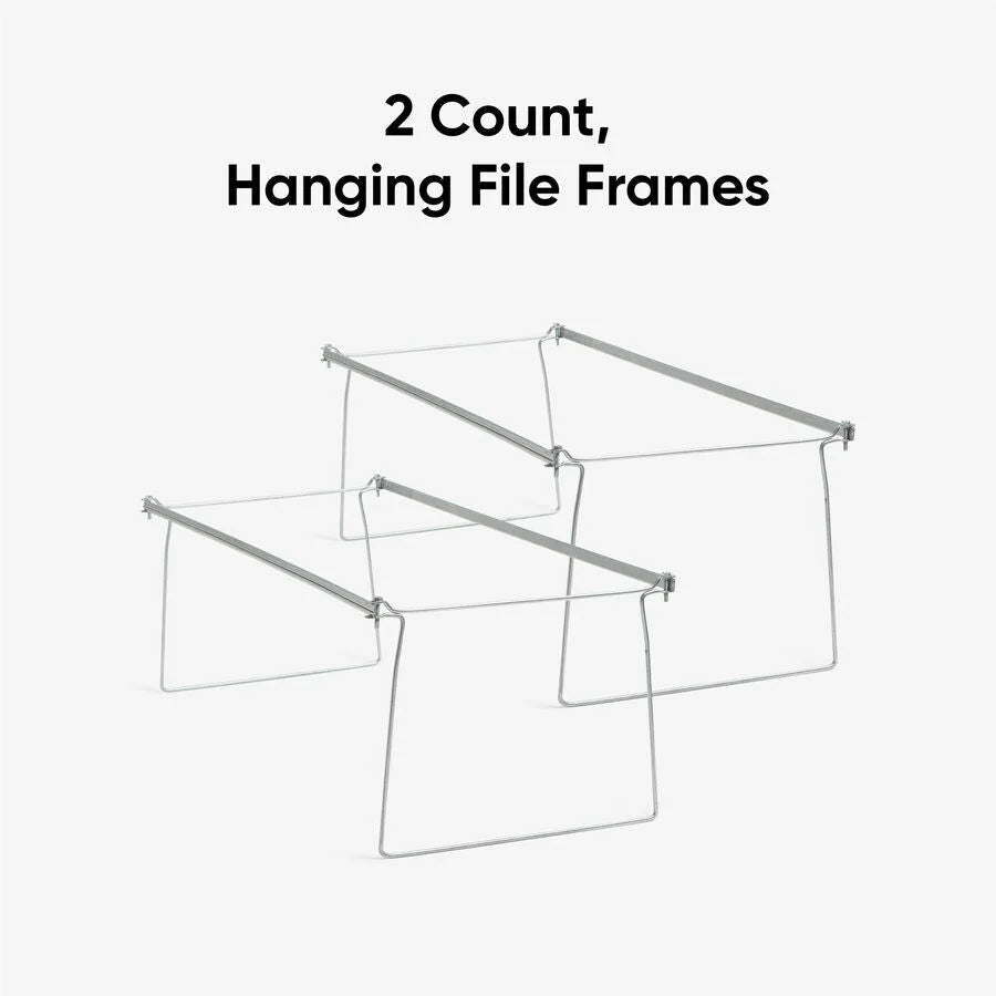 Smead Hanging Folder Frames 24’’ Long Gray Steel 6 / Carton Letter (SMD64872) - Folders & Accessories