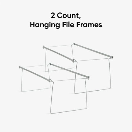 Smead Hanging Folder Frames 24’’ Long Gray Steel 6 / Carton Letter (SMD64872) - Folders & Accessories