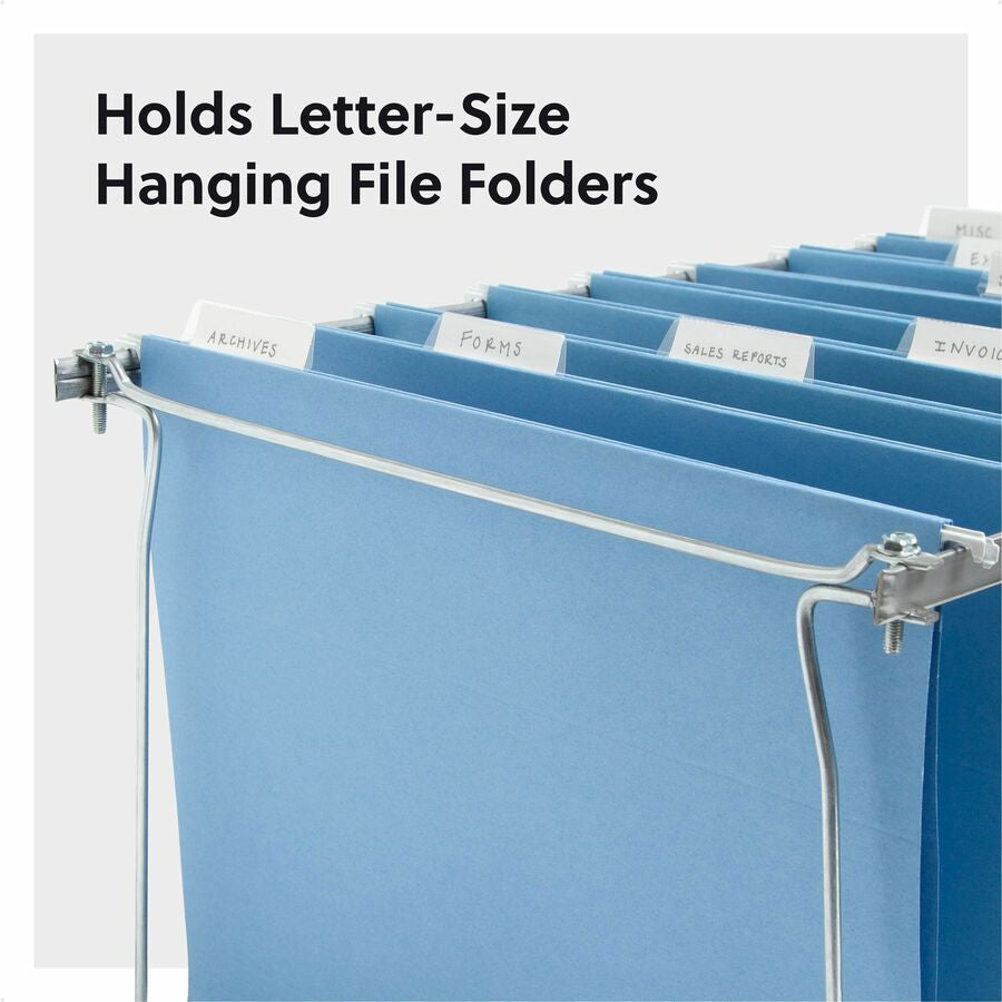 Smead Hanging Folder Frames: Letter Size Steel Frames Gray - 2/Pack - Folders & Accessories