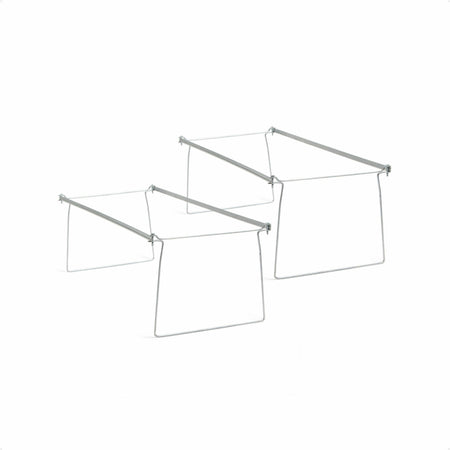 Smead Hanging Folder Frames: Letter Size Steel Frames Gray - 2/Pack - Folders & Accessories
