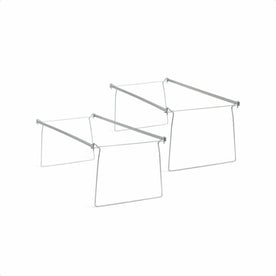 Smead Hanging Folder Frames: Letter Size Steel Frames Gray - 2/Pack - Folders & Accessories