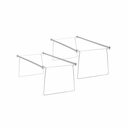 Smead Hanging Folder Frames: Letter Size Steel Frames Gray - 2/Pack - Folders & Accessories