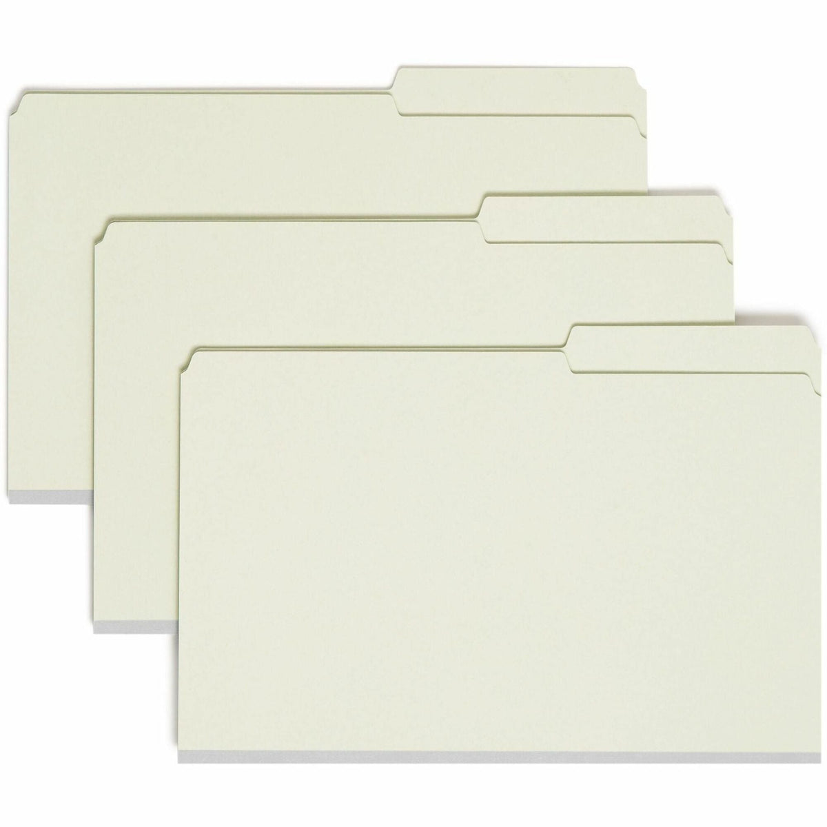 Smead 2/5 Tab Cut Legal Recycled Fastener Folder - 8 1/2’’ x 14’’ - 2’’ Expansion - 2 2S Fastener(s) - Top Location