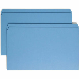 Smead Legal File Folders - Blue 3/4’’ Expansion Reinforced Tab - Top