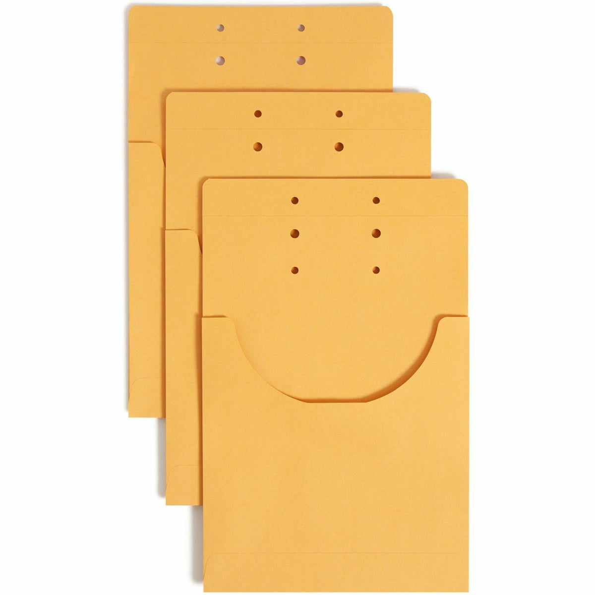 Smead Legal Letter File Jacket - 8 1/2’’ x 14’’ - 3/4’’ Expansion - 1 Pocket(s) - 7.5 pt. - Kraft - Pre-punched - 100