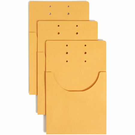 Smead Legal Letter File Jacket - 8 1/2’’ x 14’’ - 3/4’’ Expansion - 1 Pocket(s) - 7.5 pt. - Kraft - Pre-punched - 100