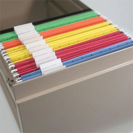 Smead Legal Hanging Folders - 1/5 Tab Cut - Assorted Colors - 25/Box - & Accessories