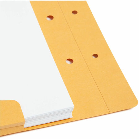 Smead Legal Letter File Jacket - 8 1/2’’ x 14’’ - 3/4’’ Expansion - 1 Pocket(s) - 7.5 pt. - Kraft - Pre-punched - 100