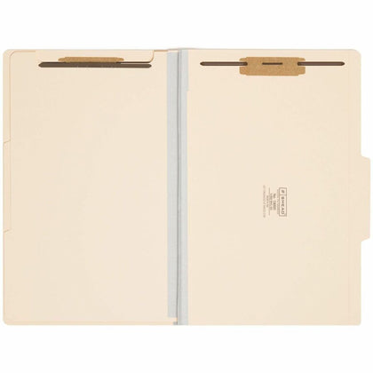 Smead Legal Recycled Classification Folder - 2’’ Expansion 2 Dividers - 10/Box - Folders
