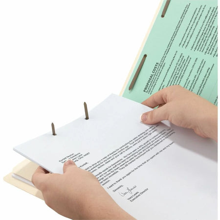 Smead Legal Recycled Classification Folder - 2’’ Expansion 2 Fasteners - 10/Box - Folders