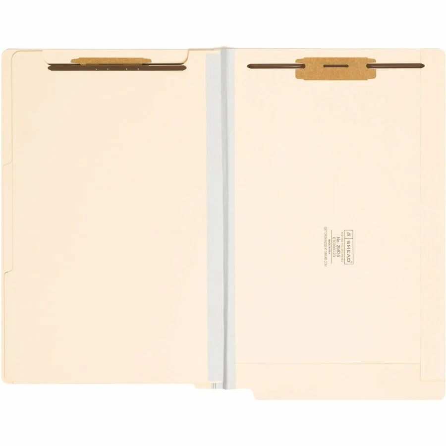 Smead Legal Recycled Classification Folder - 2’’ Expansion 2 Fasteners - 10/Box - End Tab Folders
